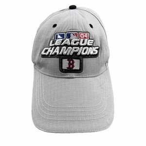 Boston Red Sox  Baseball Hat Cap Men's Gray Strap League Champions World‎ Series